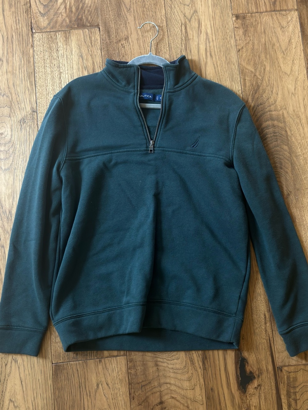 Nautica Men's Forest Green Half-Zip  Pullover